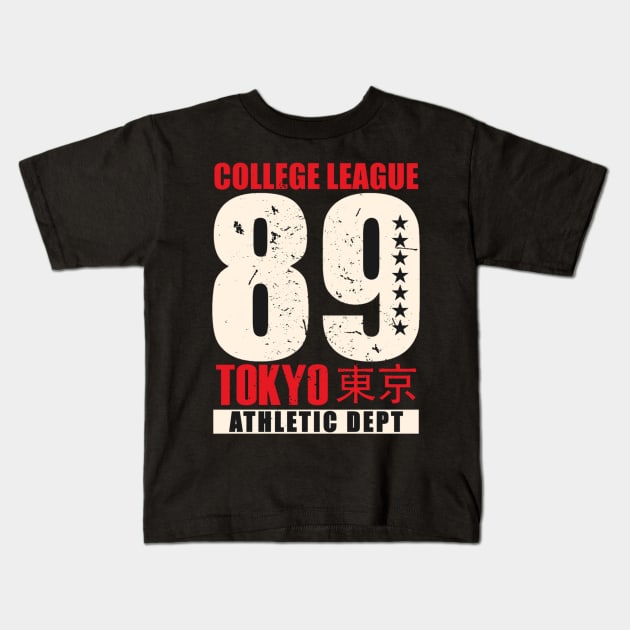 College league Kids T-Shirt by FunnyHedgehog